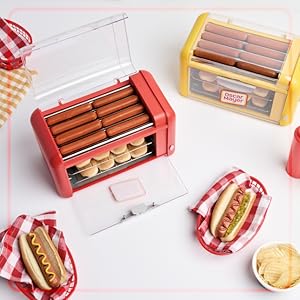 Nostalgia ノスタルジア オスカーマイヤー エクストララージ カウンタートップ ホットドッグローラー＆バントースターオーブン
